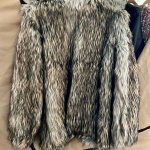 Vince Camuto Faux Fur Jacket